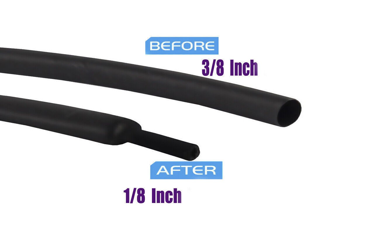 3:1 Heat Shrink Tubing Adhesive lined/Electrical wire sleeve 1/4″ -3/4″