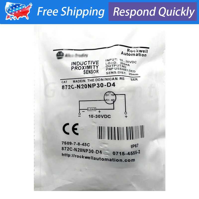 Inductive Proximity Switch Sensor For Allen-Bradley 872C-N20NP30-D4 10-30VDC PNP