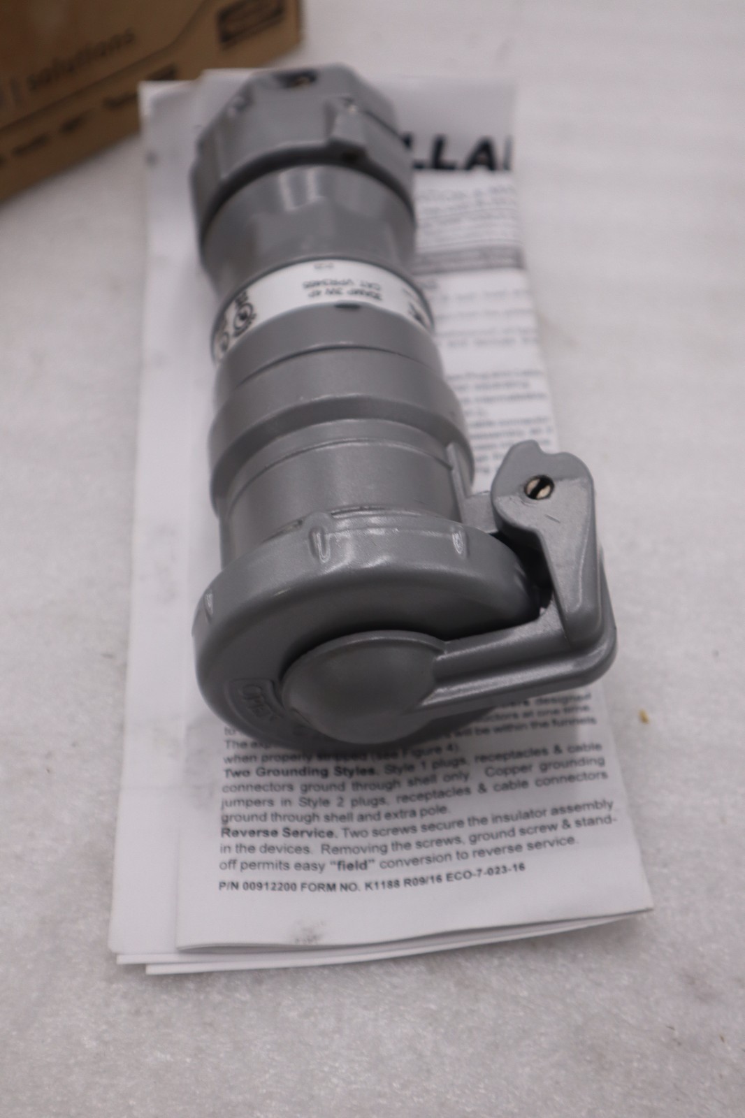 KILLARK VPR3465 30A GROUND STYLE 2 CONNECTOR 3-WIRE 4-POLE STOCK 3706CC
