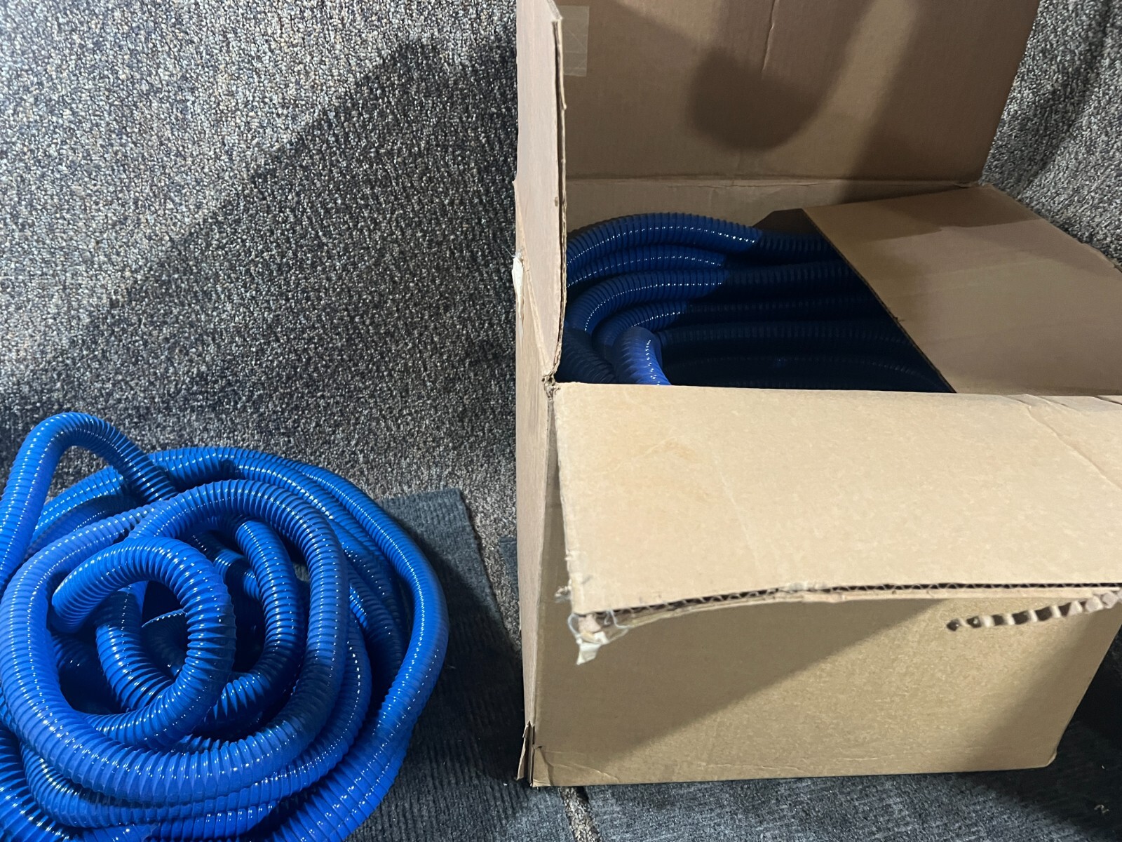 (QTY 4) Conduit Spilt Cable Tidy Flexible Tube Convoluted 1.25″ x 50′ VUF CVLD