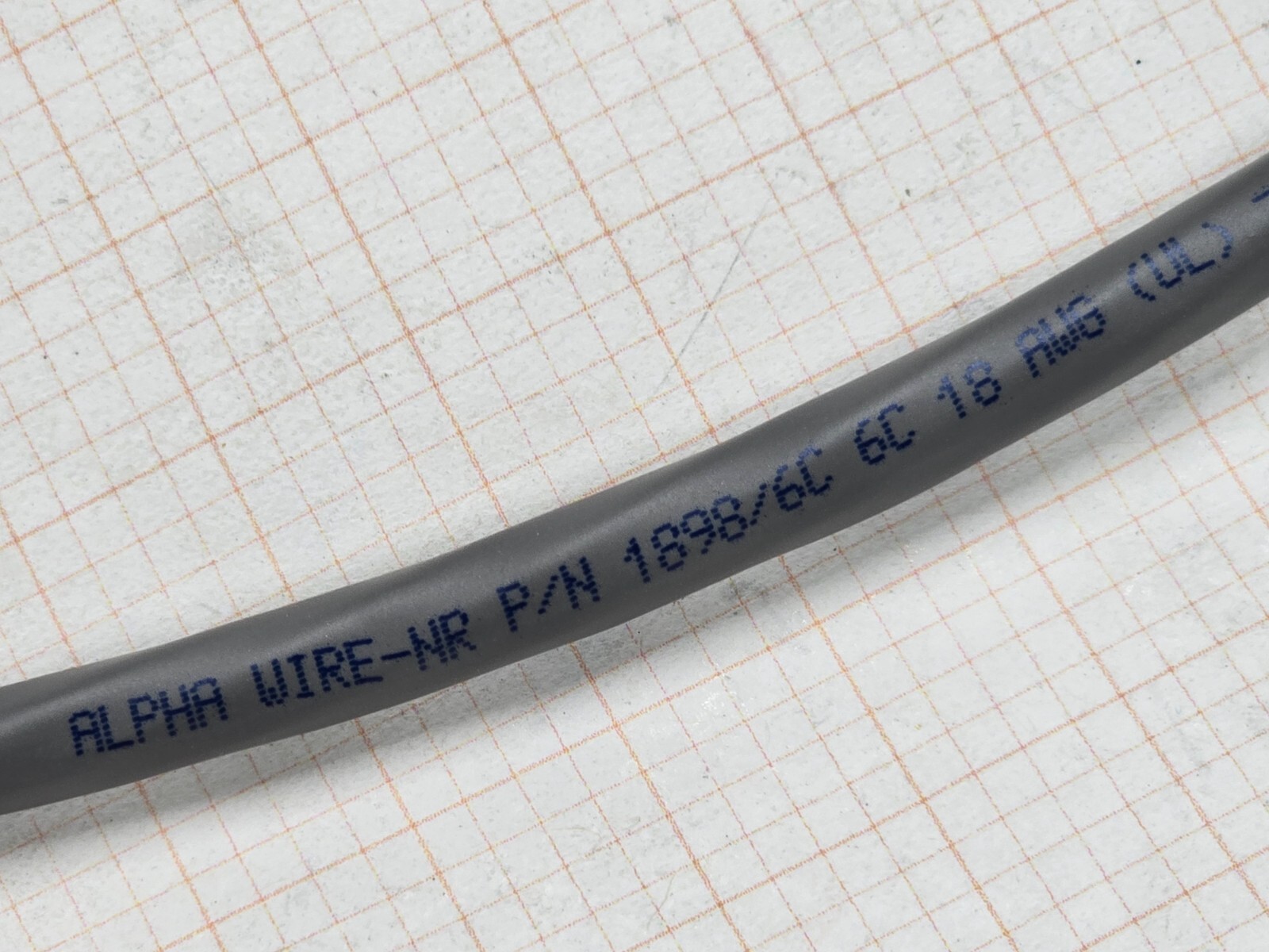 Alpha Wire 1898/6C 18/6C Communication/Computer/Control Cable 80C/300V /10ft