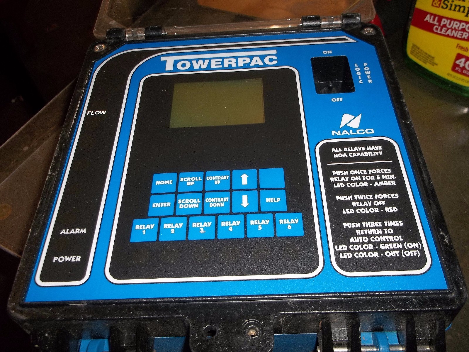 NALCO TOWERPAC TP21006 90-250 VOLTS 12 AMPS 5A 50/60HZ 1 PH REV B INDUCTIVE (V5)