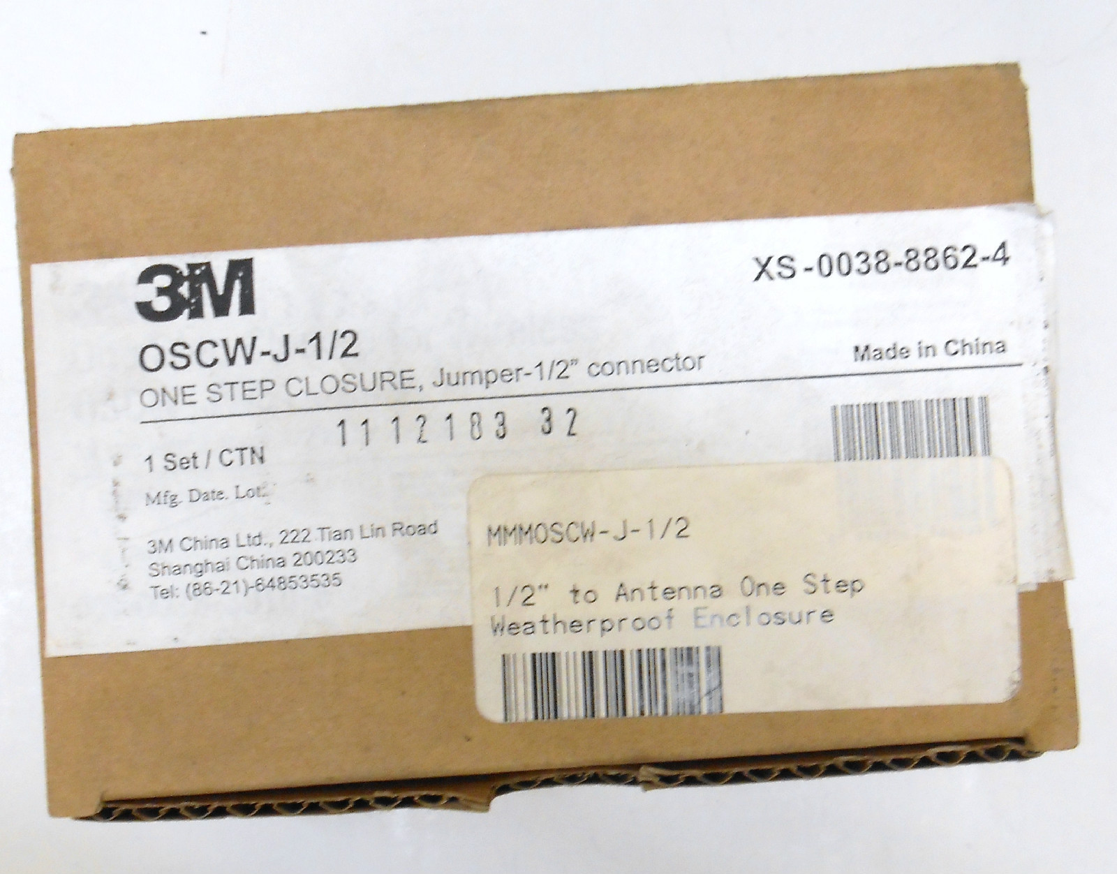 NEW 3M OSCW-J-1/2 ONE STEP CLOSURE JUMPER 1/2″ CONNECTOR
