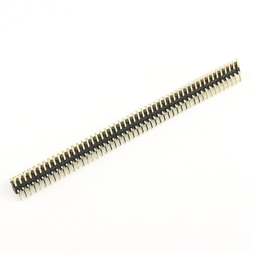 5Pcs Gold Plated 1mm 1.0mm Pitch 2×50 100 Pin SMT Male Double Row Header Strip