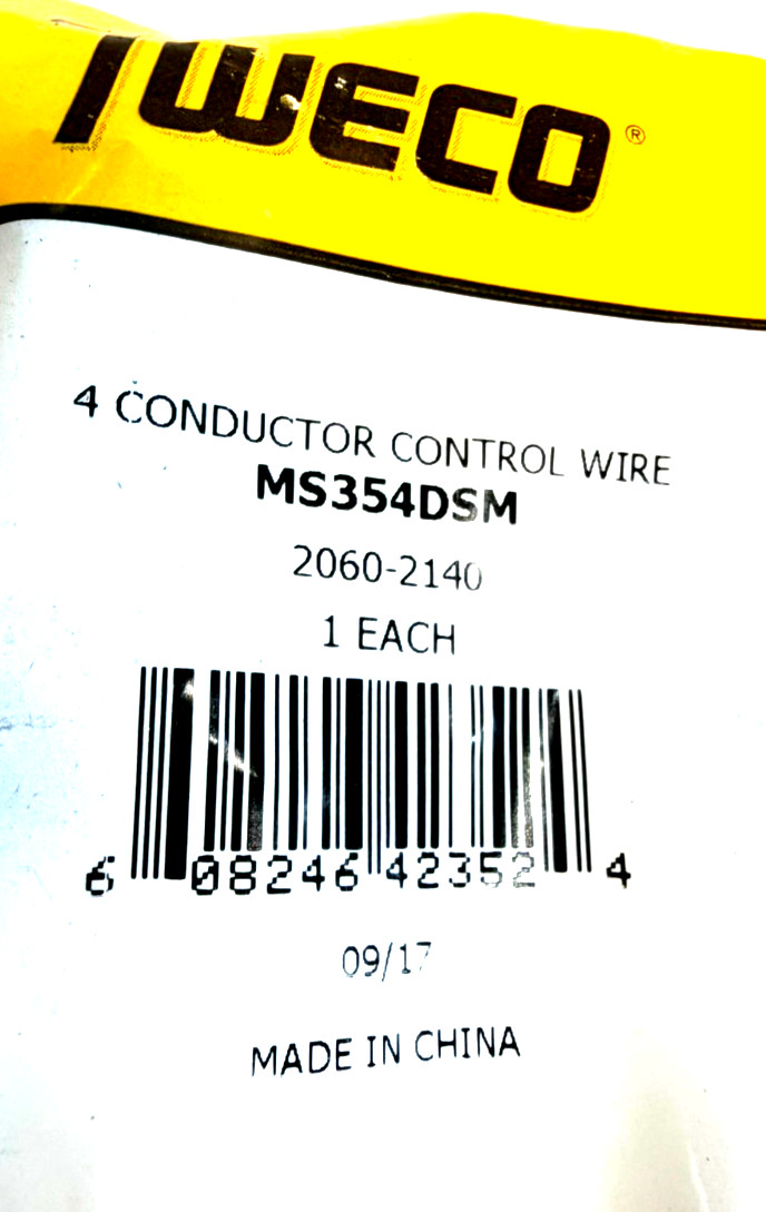 NEW LOT OF 7 TWECO 2060-2140 4 CONDUCTOR CONTROL WIRE MS354DSM