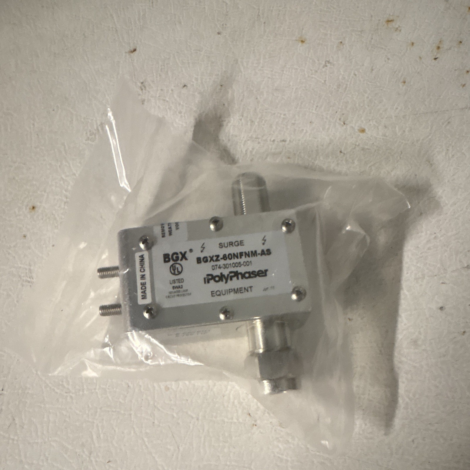 BGX PolyPhaser BGXZ-80NFNM-AS Coax Surge Protector