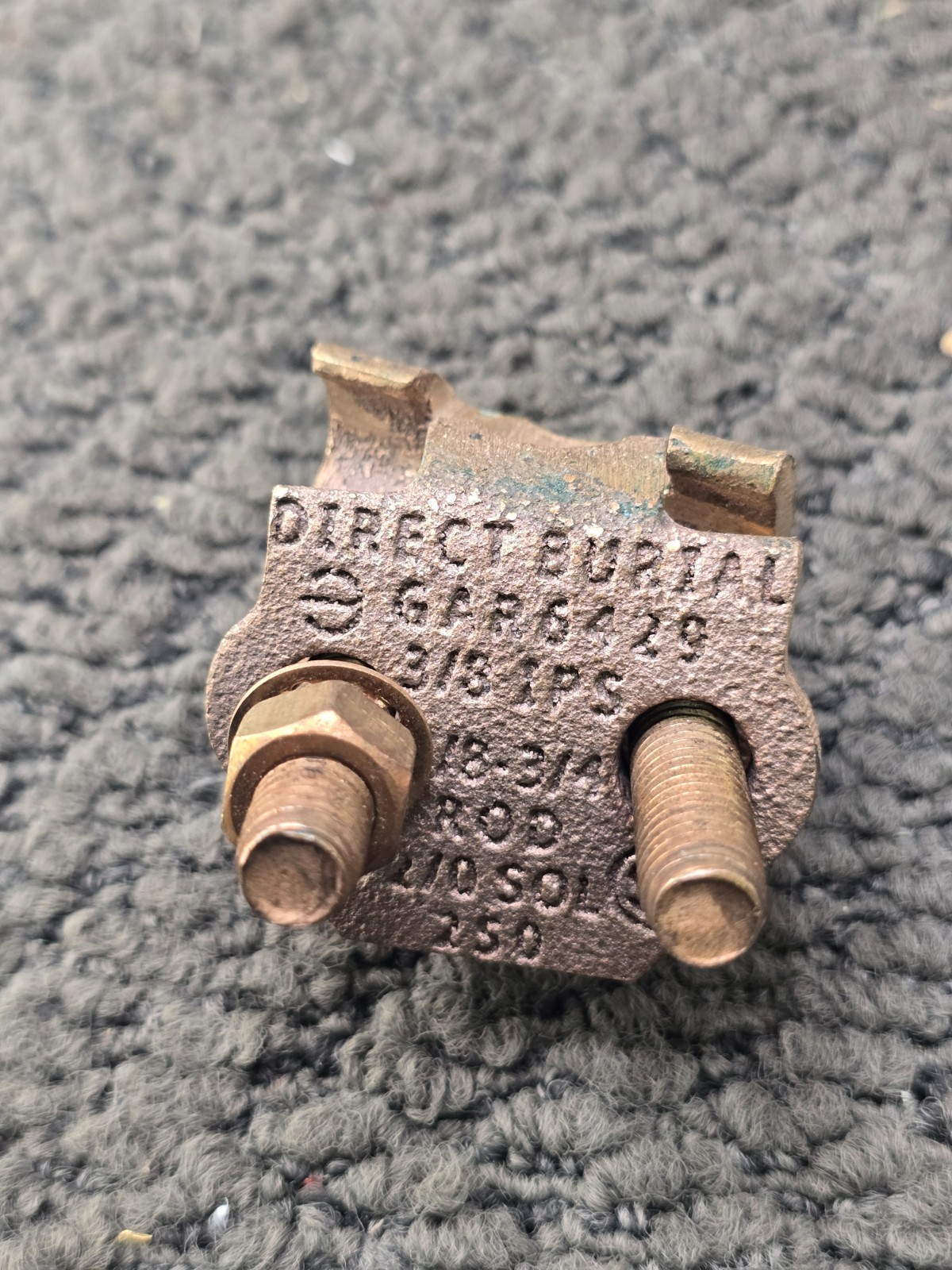 Burndy GAR6429 3/8″ IPS Mechanical Grounding Connector 2/0 AWG STR to 250 kcmil