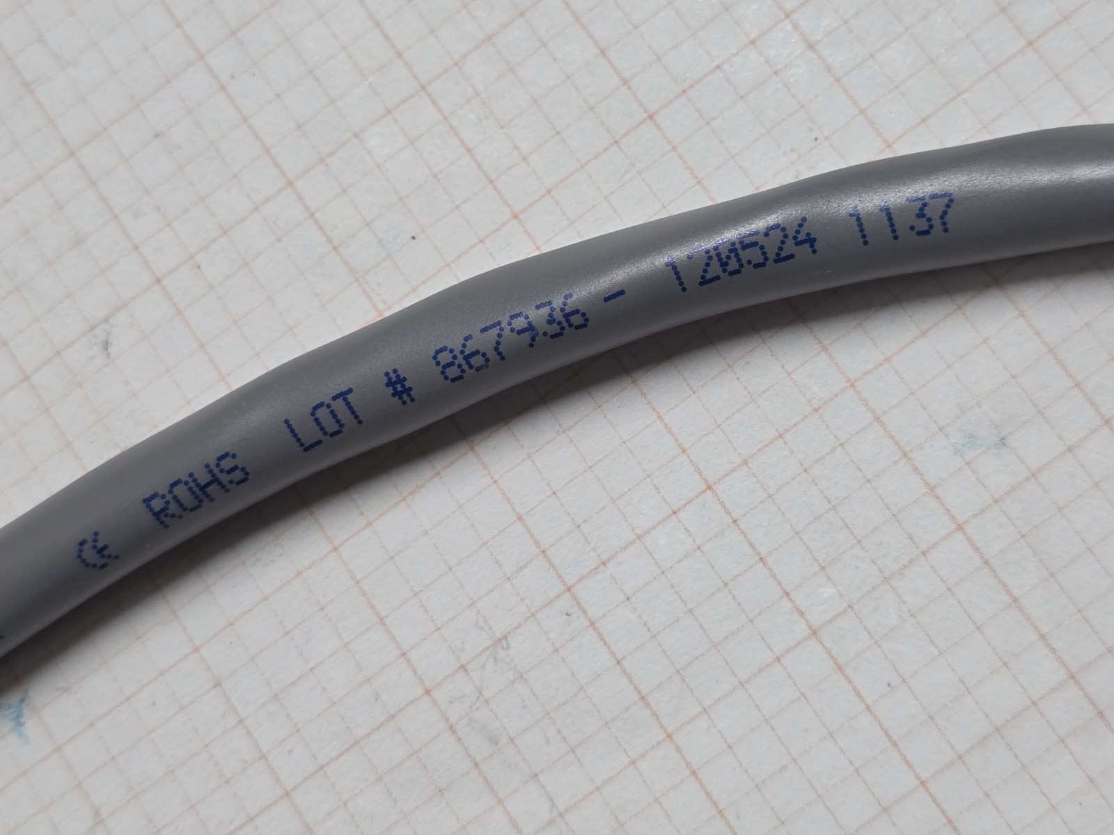 Alpha Wire 2242C 18/2P Shielded Twist Pair Control/Computer Cable Gray /10ft