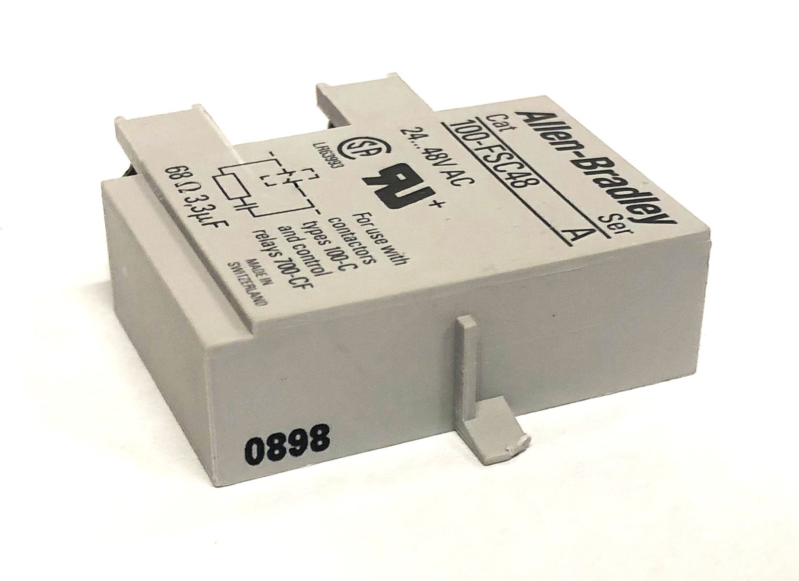 Allen-Bradley AC 24…48V Series A Surge Suppressor 100-FSC48 NOS