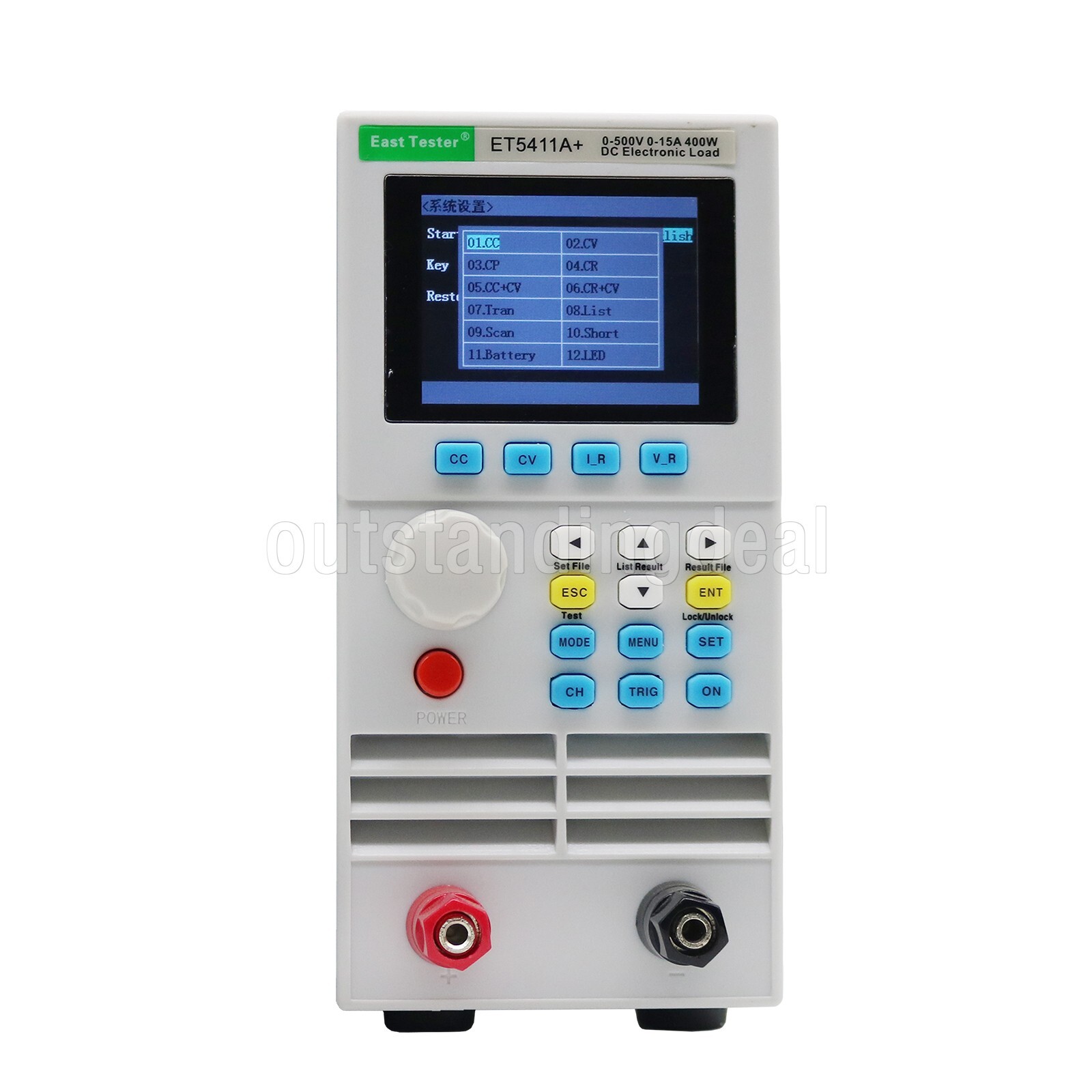 ET5411A+ 500V 15A 400W Programmable Load One-Channel DC Electronic Load