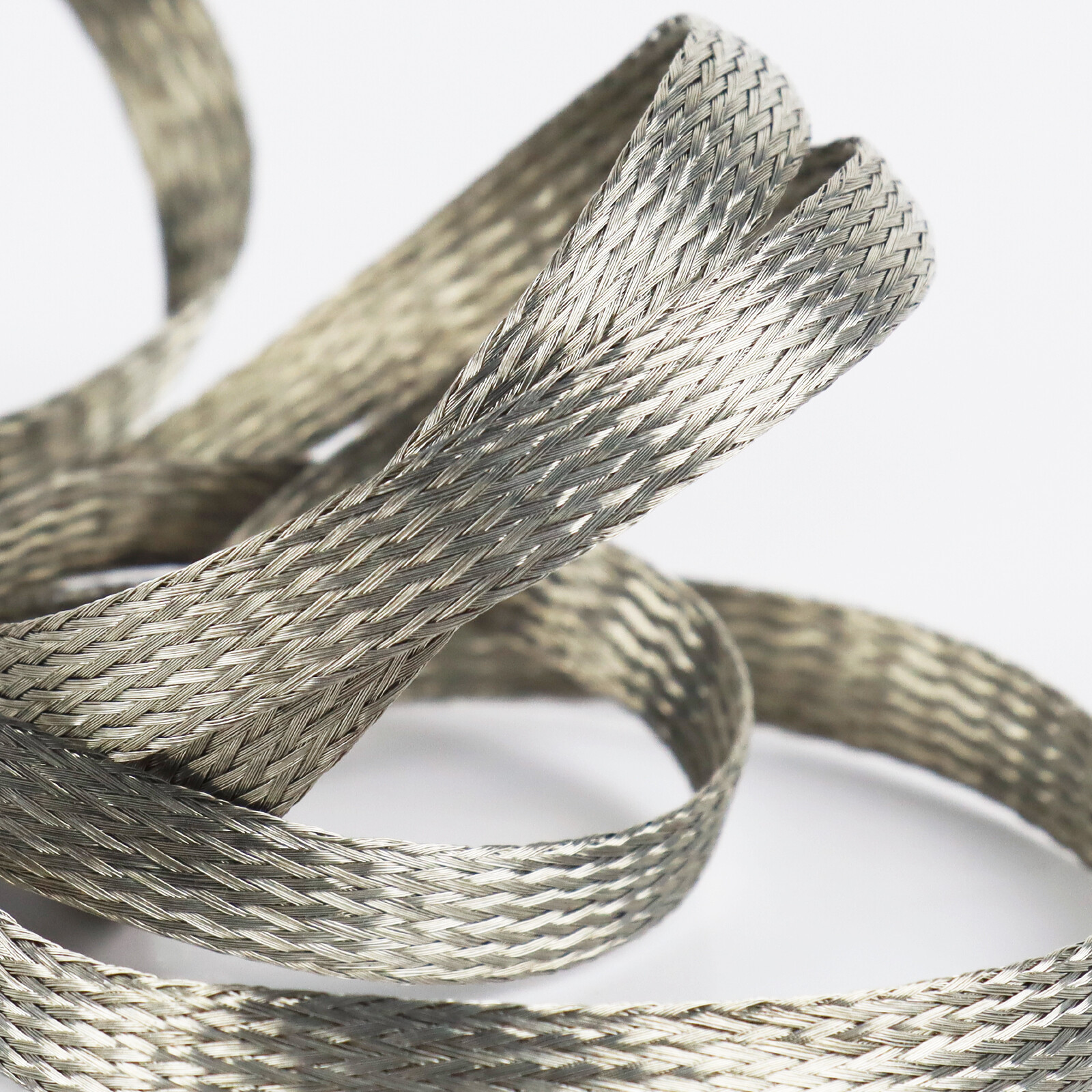 Ground Straps Wire Shielding Braided Tinned Copper material Cable Sleeves Lot