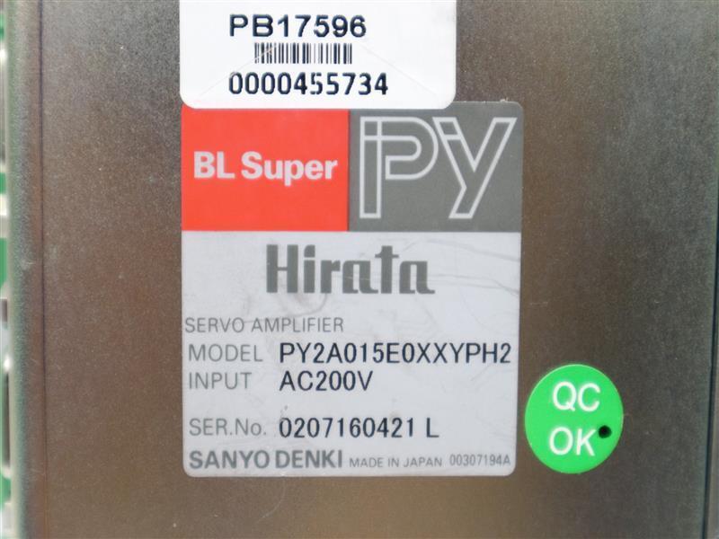 Sanyo Denki BL Super PY PY2A015E0XXYPH2 Servo Amplifier AC200V 30 Days Warranty