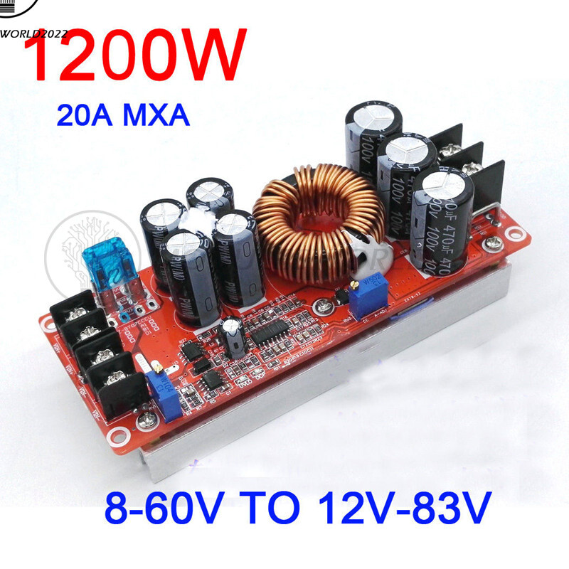 1200W 20A/1500W 30A/1800W 40A DC-DC Converter Boost Step up Power Supply Module