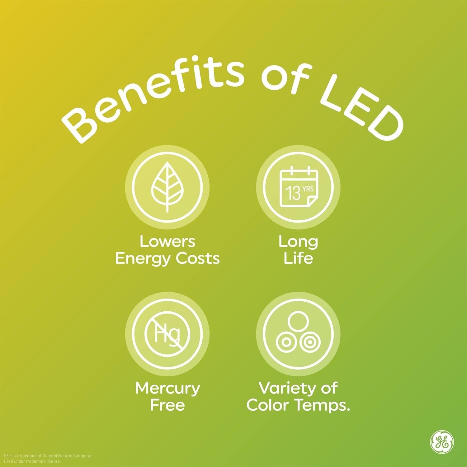 GE LED 3-Way Light Bulb, 5, 11, 16 Watt (30, 70, 100 Watt Equivalent) Daylight