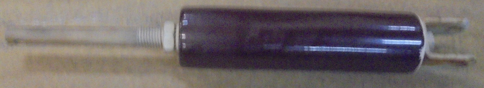 UNKNOWN BRAND ELECTRICAL INSULATOR, 16”X 2” X 2”, CERAMIC, BROWN