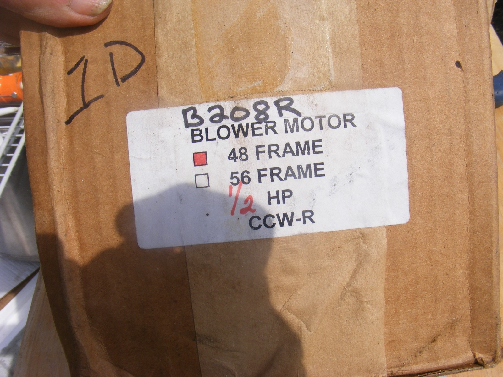 Marathon xqm48517d1084b 1/8HP Electric Motor 1725RPM 115v