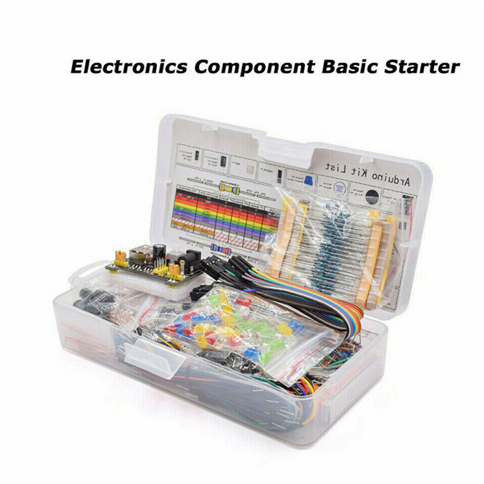 Electronic Components Kit Breadboard Cable Resistor Applicable For UNO R3 B2Y9