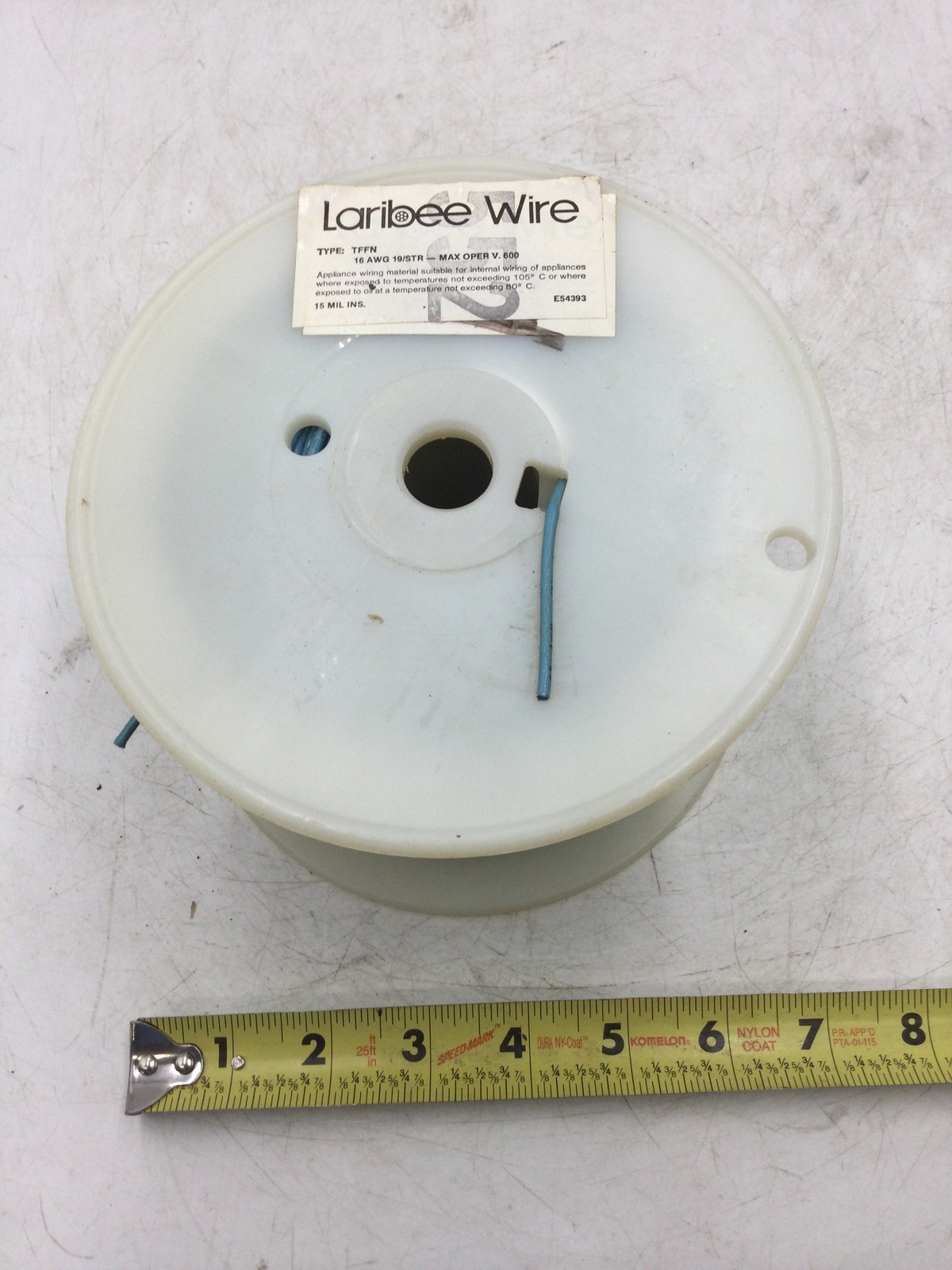 Laribee Wire 16 AWG Stranded TFFN Wire 600 Volt Gasoline and Oil Resistant 500′