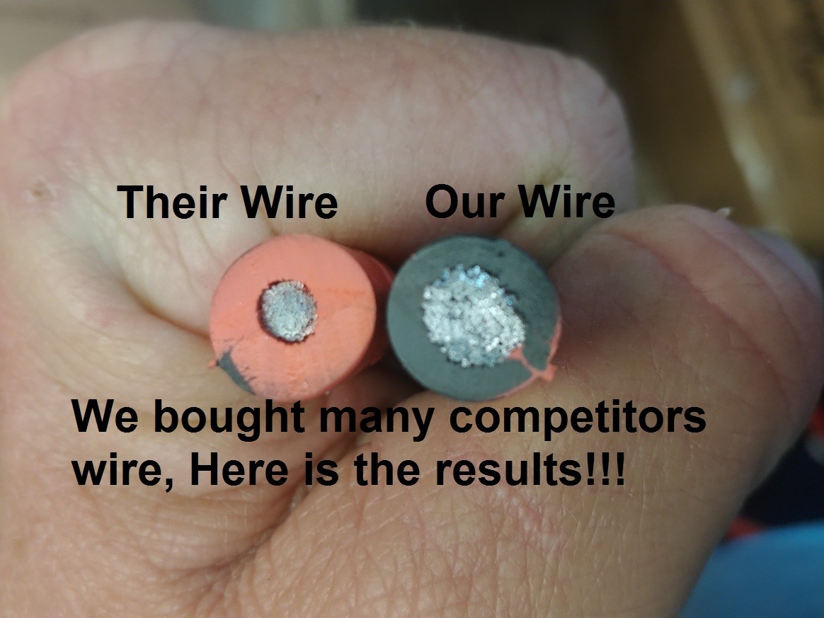 2 AWG High Power Extreme Cable B+R 3.00 per ft NY Stock Fast Shipping DCCA