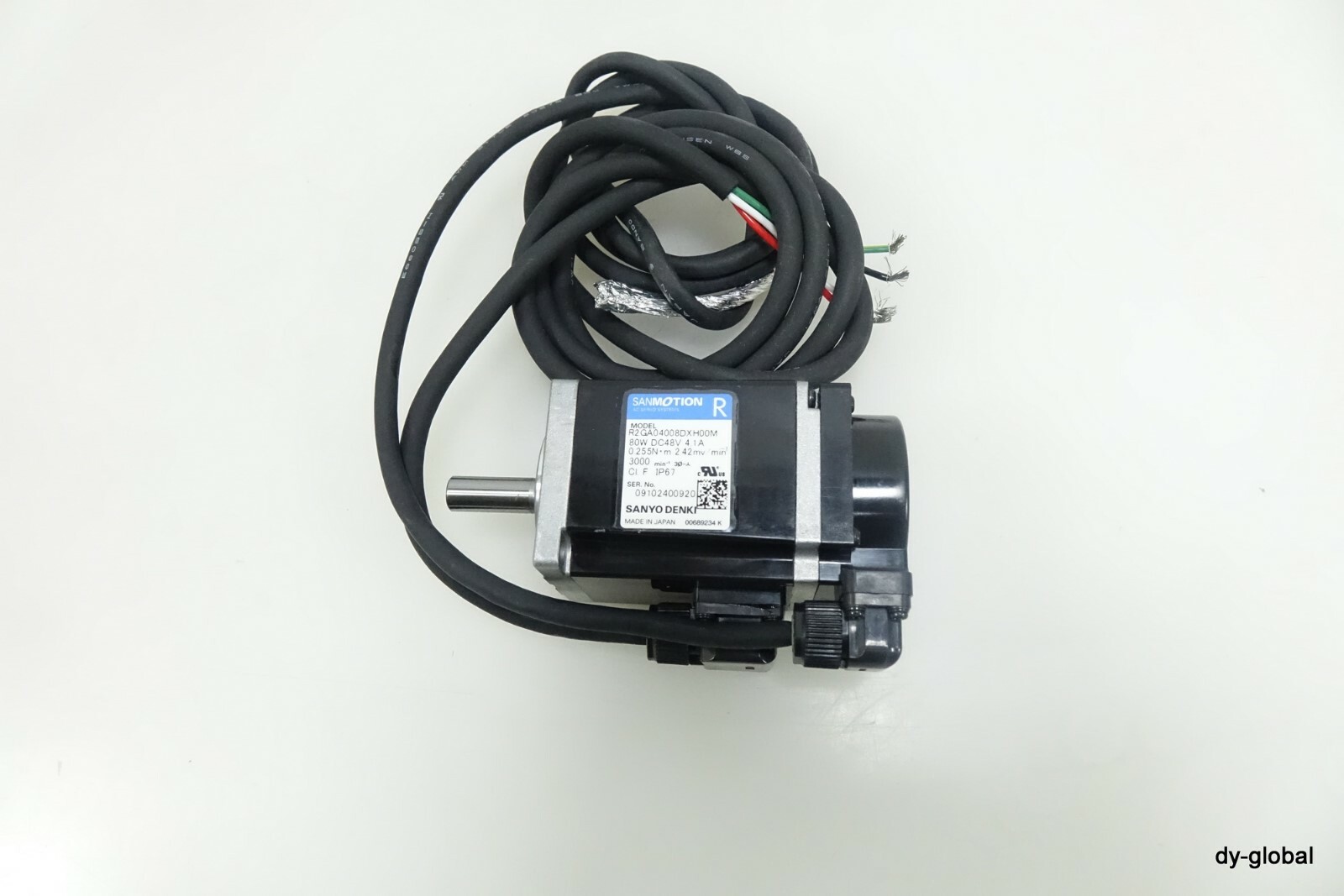 SANYO DENKI Used R2GA04008DXH00M 80W SANMOTION AC Servo Motor MOT-I-1623=B605