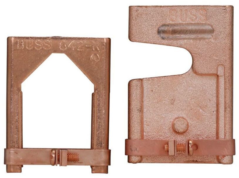 Bussmann NO.642-R, Class R, 600 V, 400 A Block/110 to 200 A, Fuse Reducer, 1pc