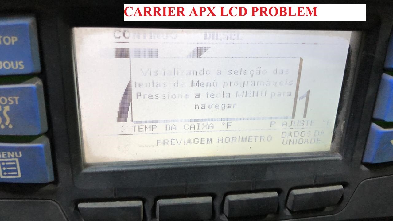 TRP LCD DISPLAY REPLACEMENT FOR CARRIER transicold LCD Apx X2 7500 X3 X4