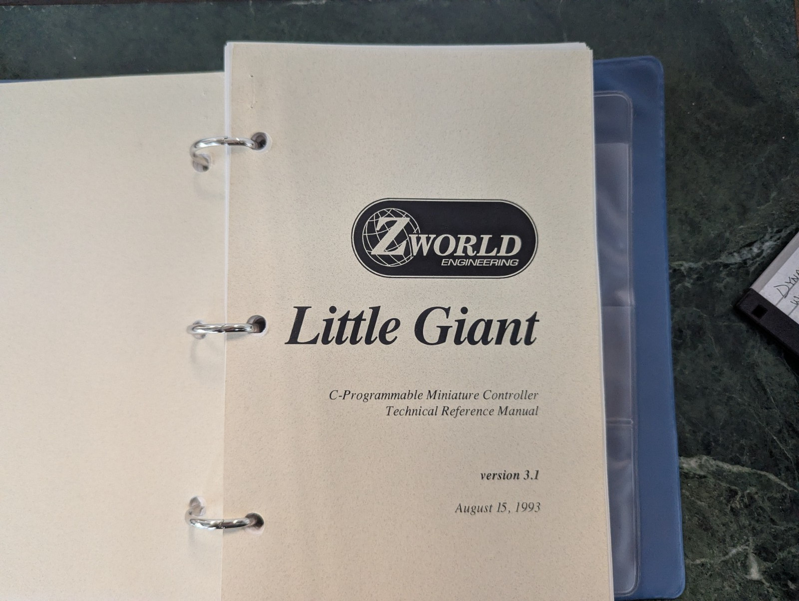 Z-World Engineering Controller. LITTLE GIANT with WAGOS, manual, Dynamic C SW