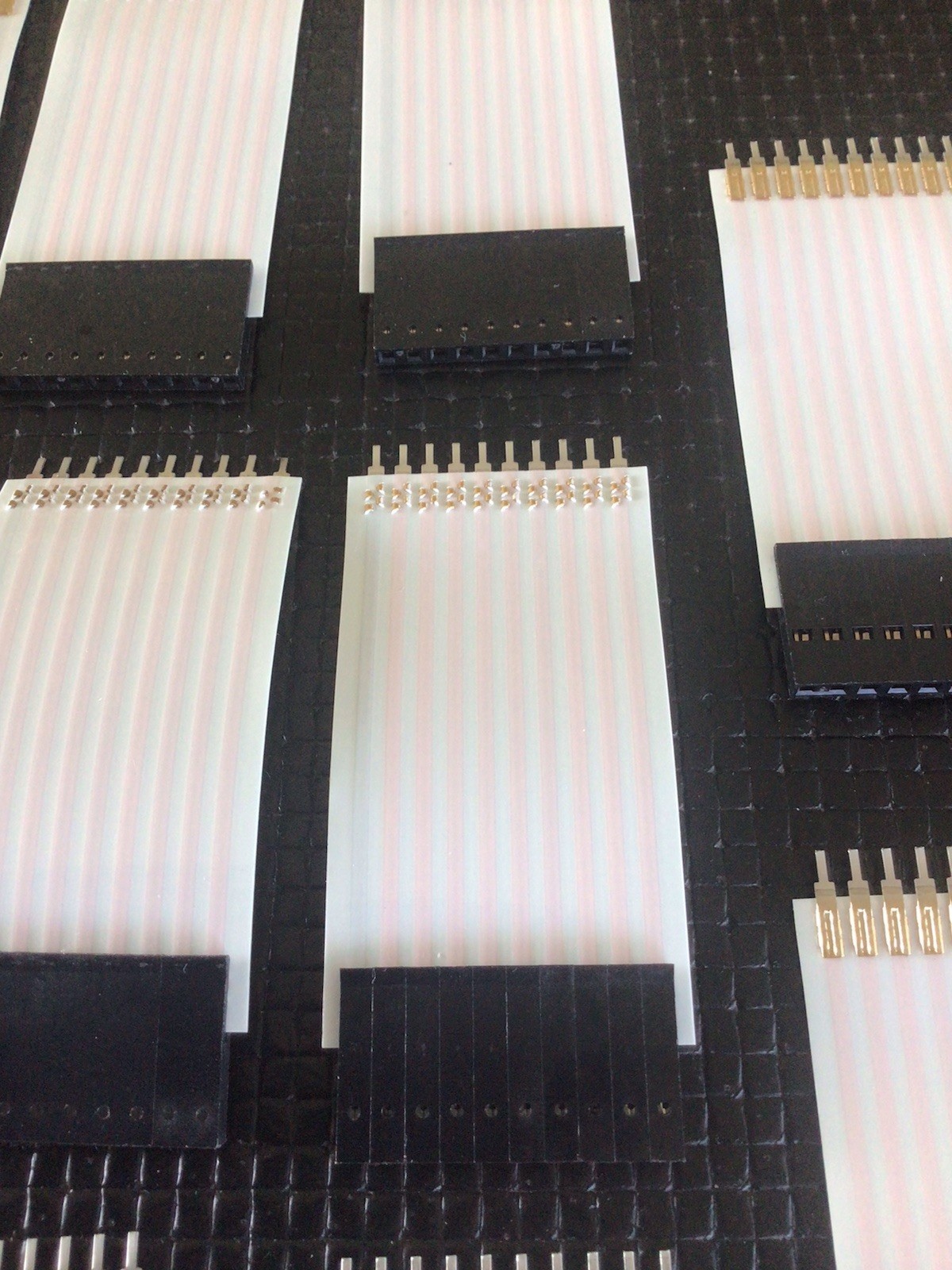 (lot Of 14 ) Flexible Flat Ribbon Cable 10 Way (wire) Jumper Cable