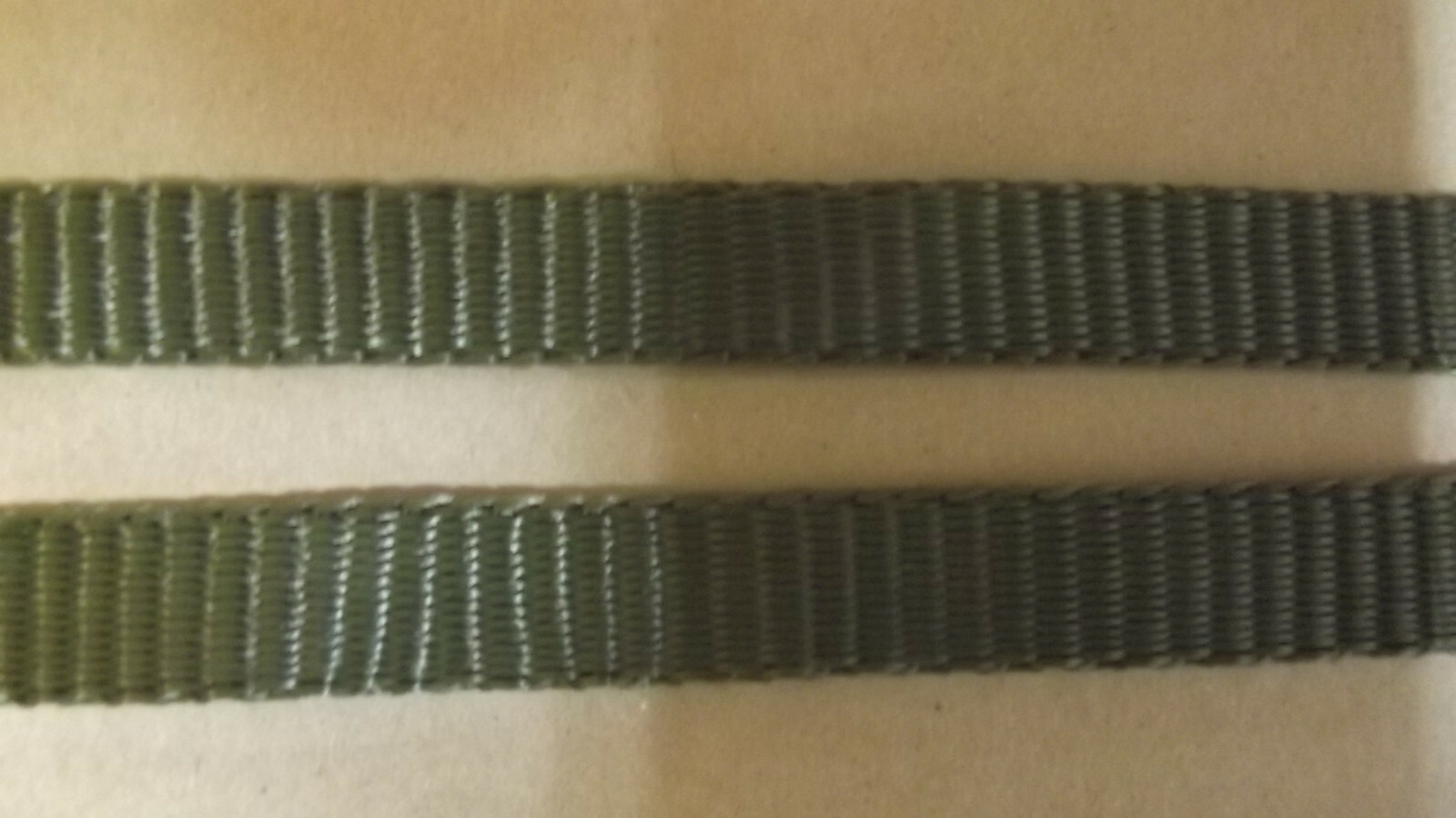 5/8″ x 100′ 1800# tensile polyester pull tape, mule tape, webbing, Green, USA