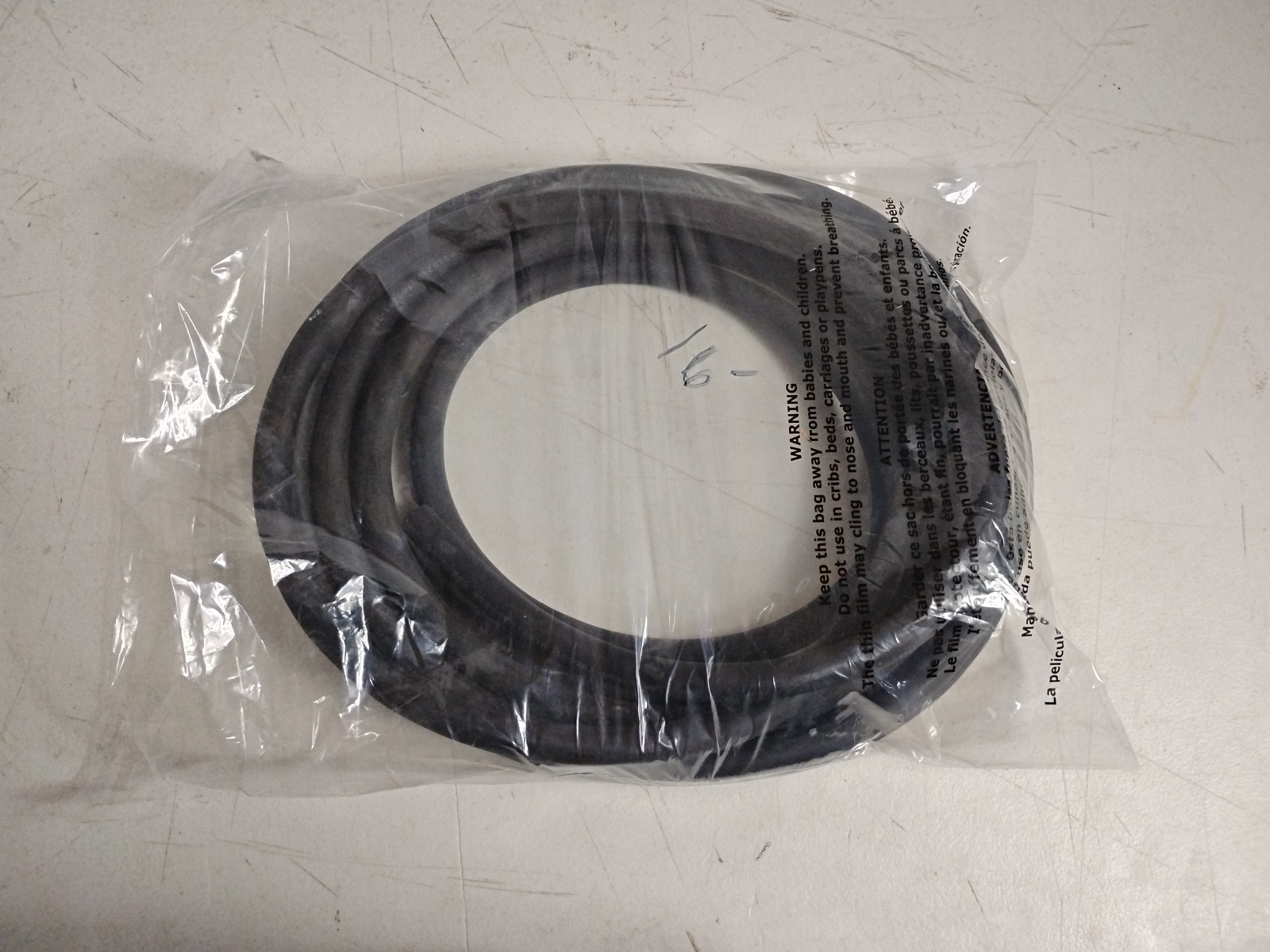UL 100281-001 E215210 600V 14AWG Power Cable 16 ft 5/C WIRE