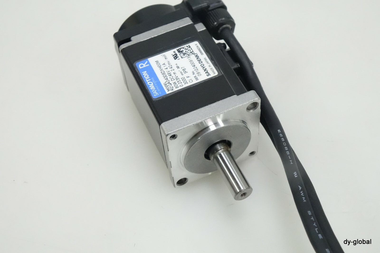 SANYO DENKI Used R2GA04008DXH00M 80W SANMOTION AC Servo Motor MOT-I-1621=B605