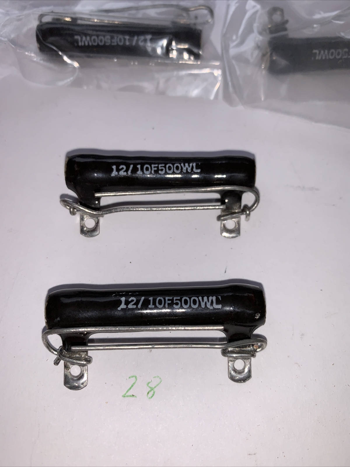 Ward Leonard 500 Ohm 10/12 Watt Wire Wound Resistor New Pack Of (2) In package