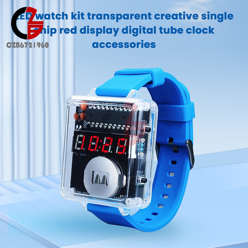 DIY Electronic Kit LED Digital Watch Kit DIY Clock Soldering Project Practice