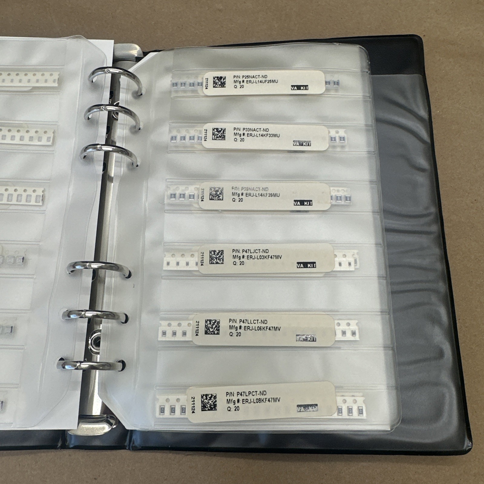 NEW SURPLUS- Digi-Key Panasonic ERJ1-KIT-ND Resistor Kit 0.02-0.1 (420pcs) 🇺🇸