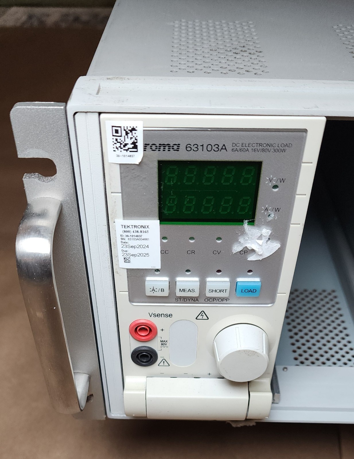 Chroma 6314A DC Electronic Load 4-Slot Mainframe w programmable 63102A 63103A