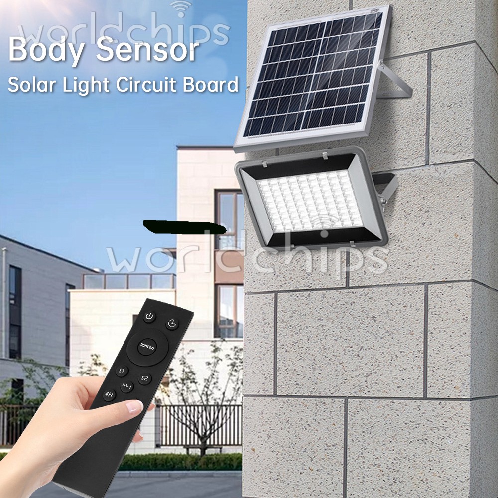 3.2V 3.7V Radar Human Body Sensor Solar Light Circuit Board Driver with Memory