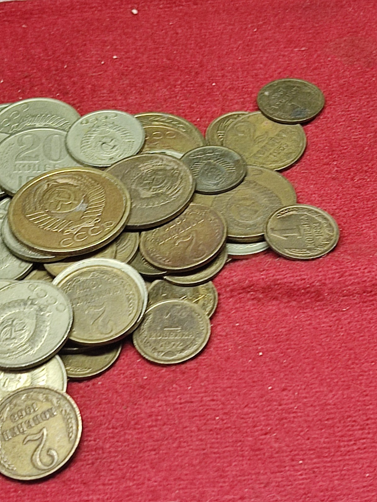 Komeek, lot of coin from CCCP,20, 1′, 5, 3, 2, 1 K, C060