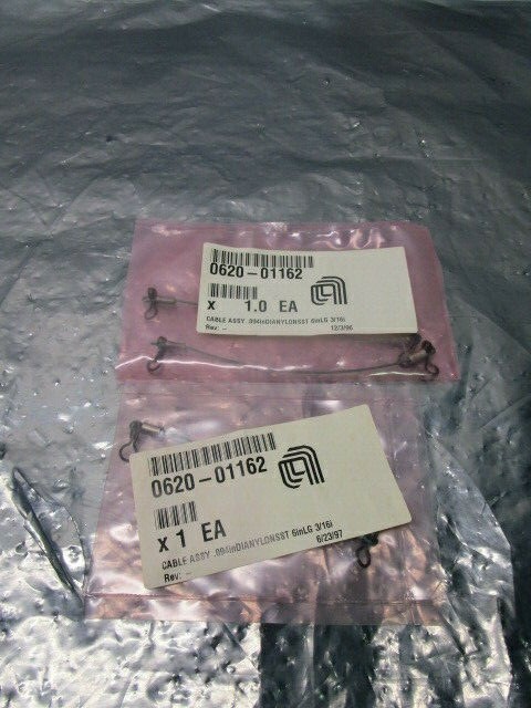 3 AMAT 0620-01162 Cable Assy, .094in Dianylonsst 6in LG 3/16i, 101818