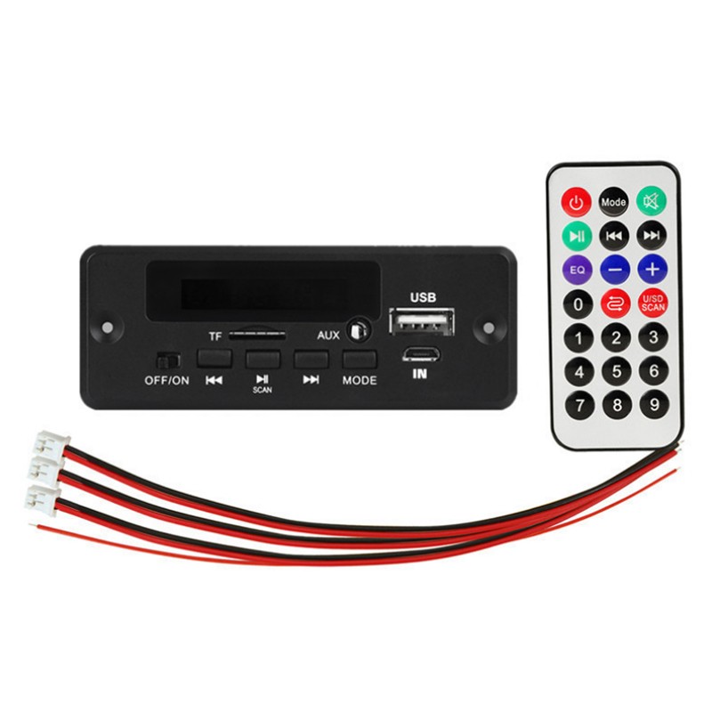 Folder Selection Playback W/ USB/TF/Bluetooth/Radio/AUX Automatic Switching w
