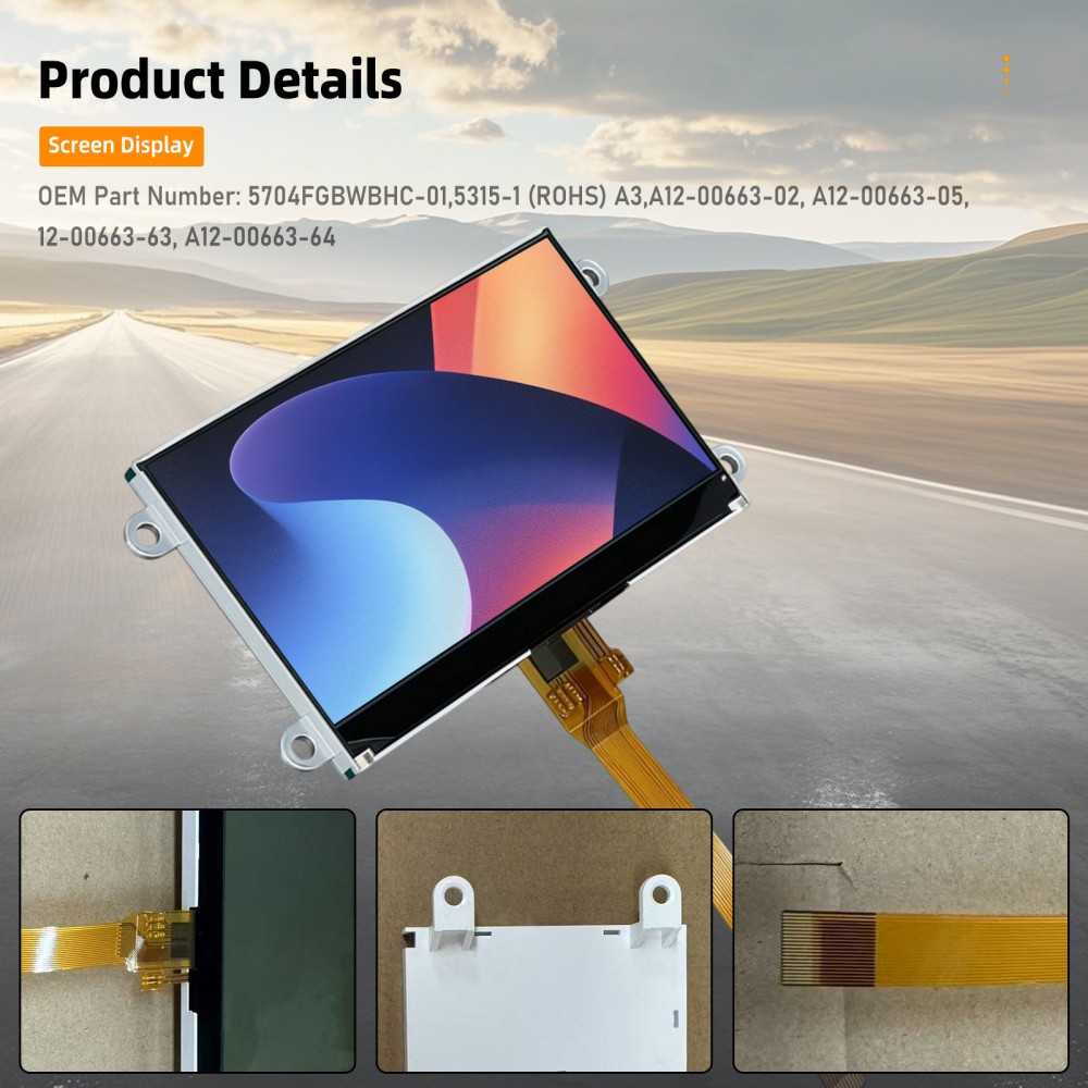 Display for Carrier Transicold X3 2500 X4 7500 7300 Vector 8500 /8600 APX Module