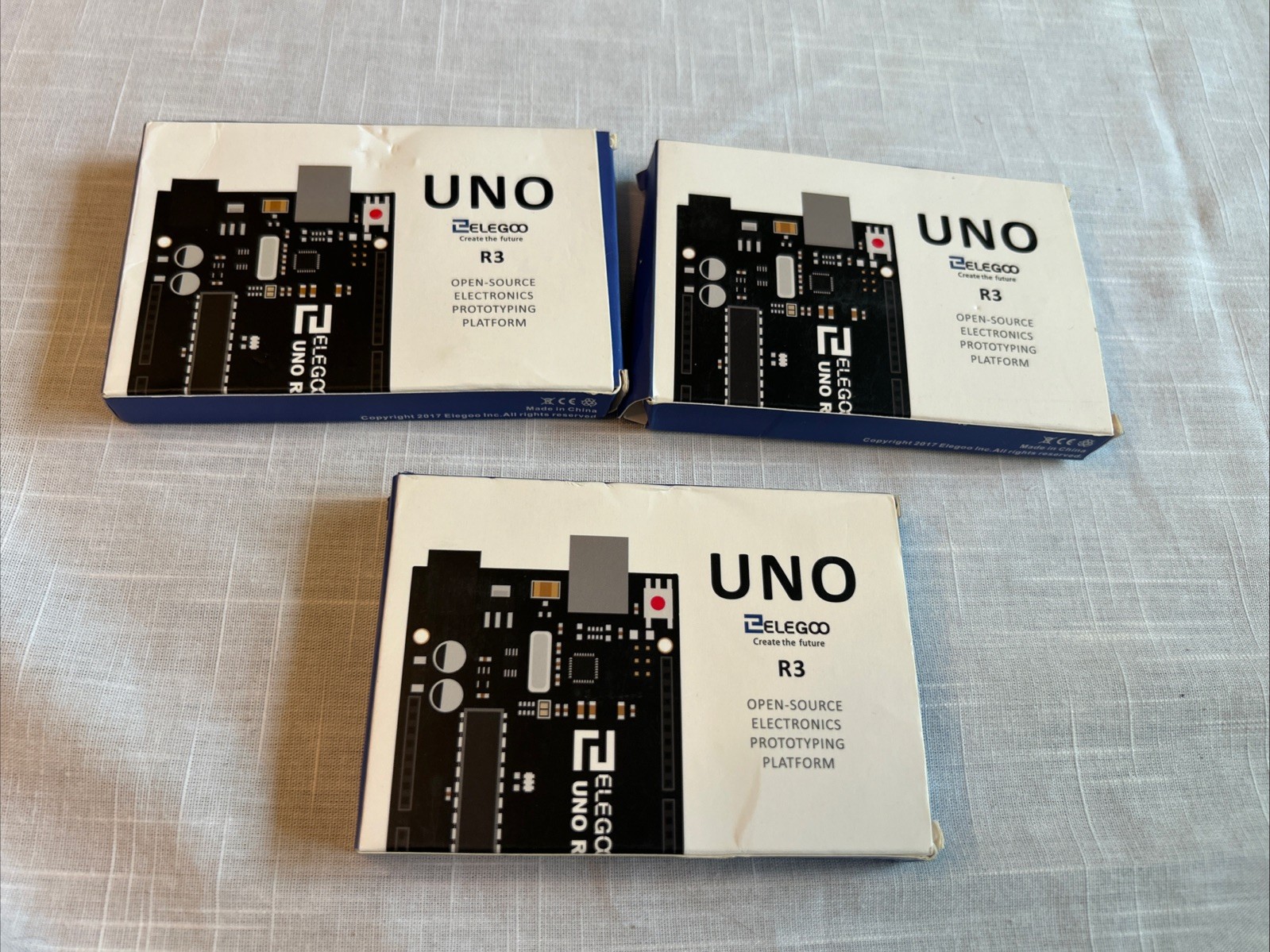Lot of 3 – Elegoo UNO R3 Controller Board –