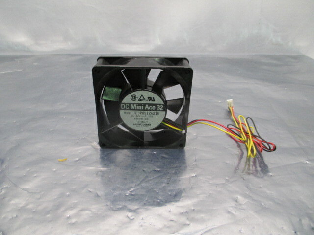 Sanyo Denki 109P0912H216 DC Mini Ace 32 Fan, DC 12V 0.31 A, 070027F, 453692