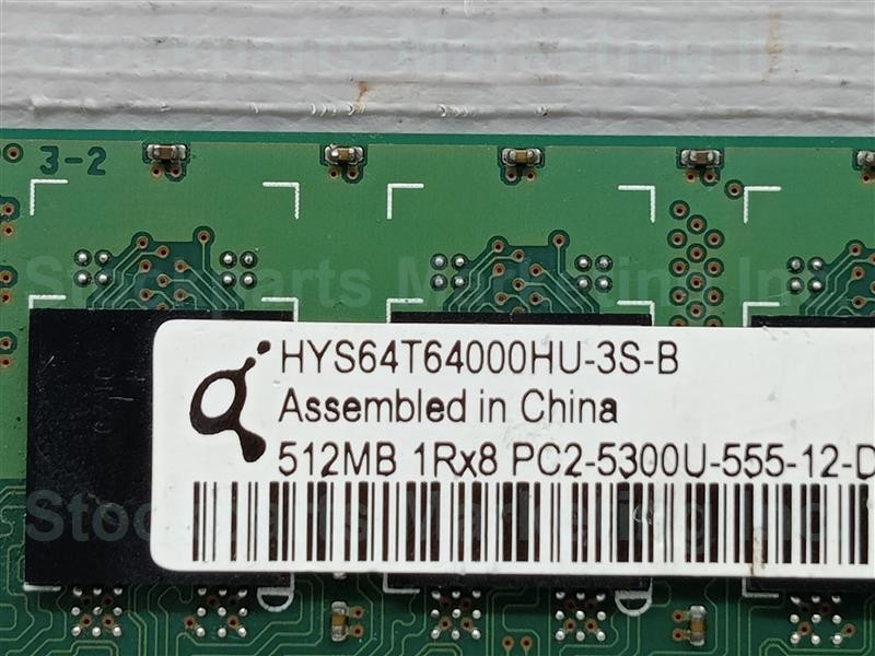 HYS64T64000HU-3S-B B2D71124 Memory RAM 512MB 30 Days Warranty Fast Shipping