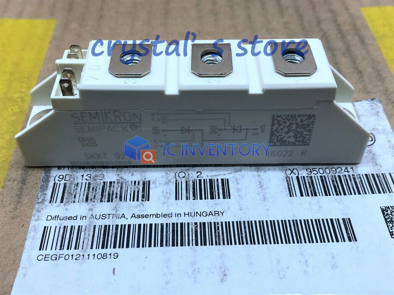 1PCS SEMIKRON SKKT92/16E SKKT92-16E Module Power Supply New Quality Guarantee