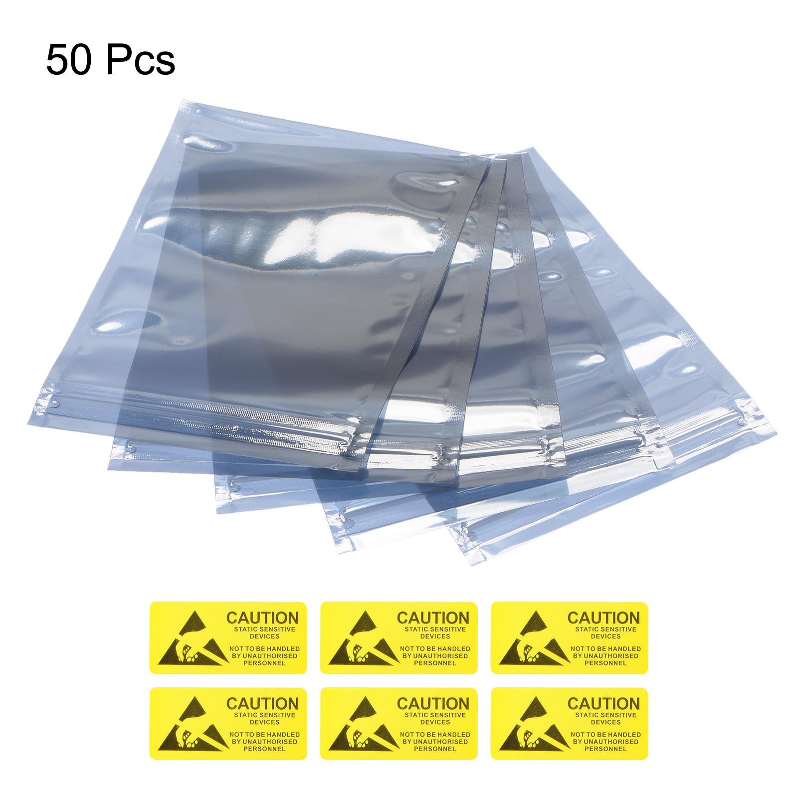 Anti Static Shielding Bags Bag 50pcs 10x15cm for Hard Drive HDD SSD