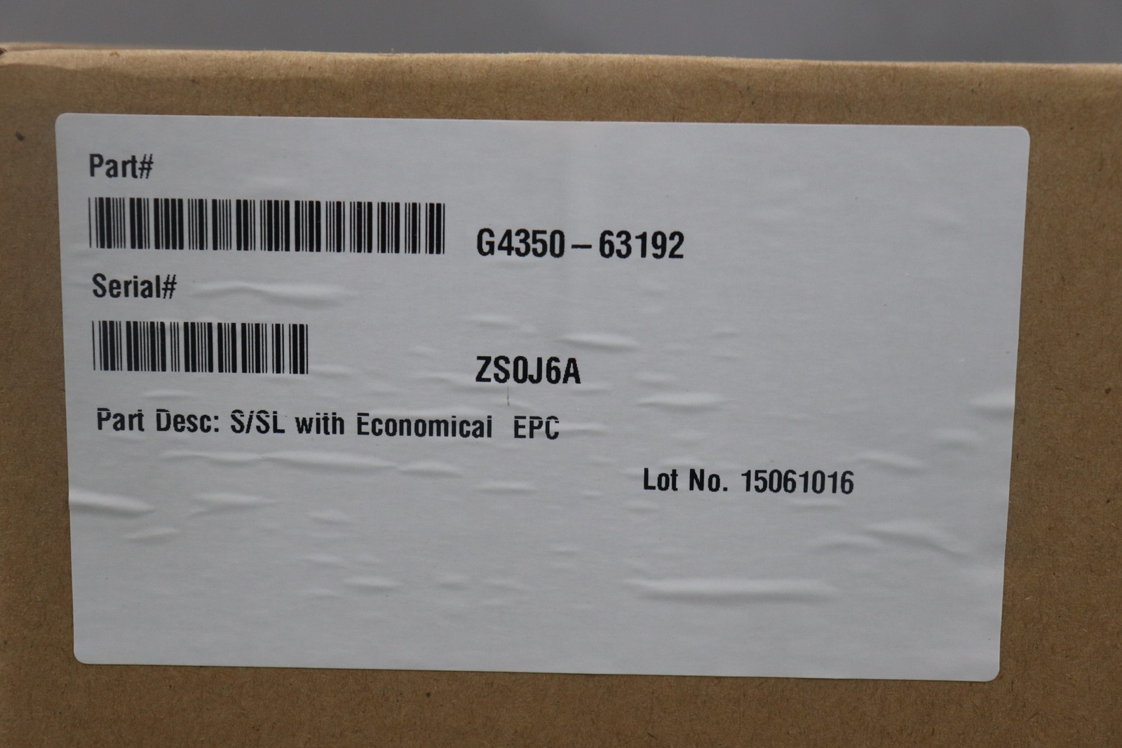 Agilent G4352-64000 7820 S/SL with economic EPC unused original packaging
