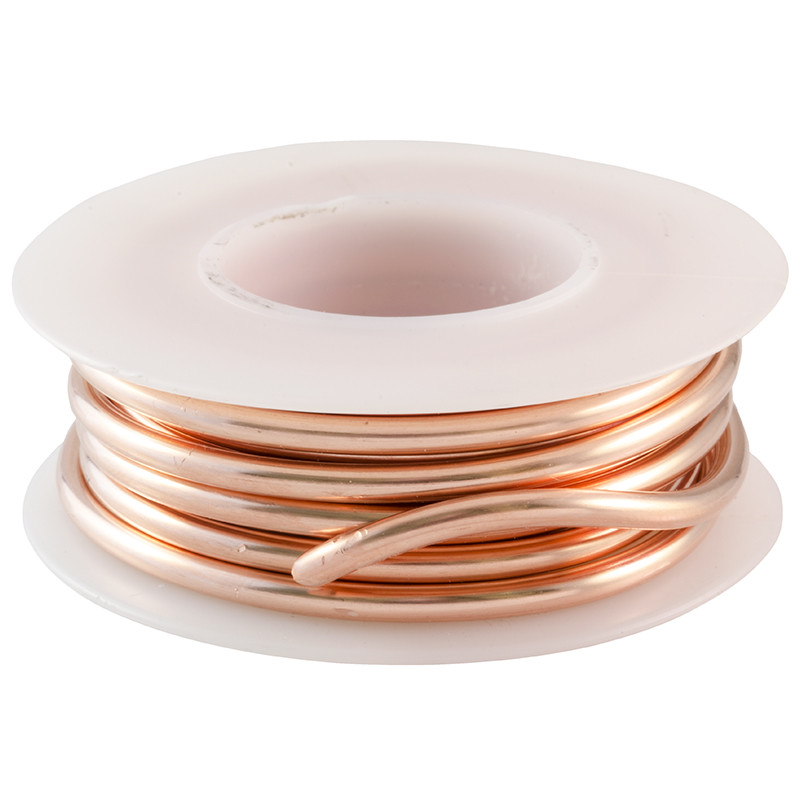 Bare Copper Wire 22 awg 4 oz Spool (125 Feet) Diameter 0.025