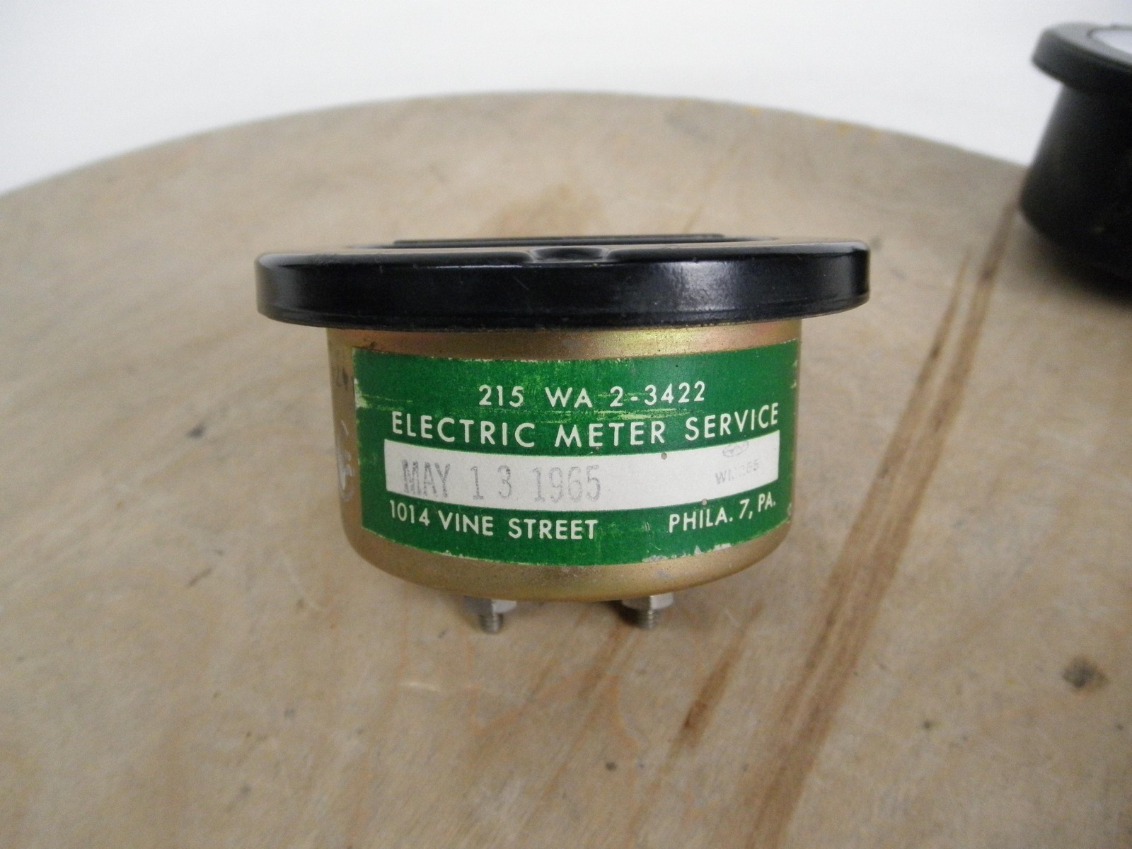 Vintage Weston Model 2531 Analog Panel Meter TEST Gauge FS 50 uA DC Round 3-Hole