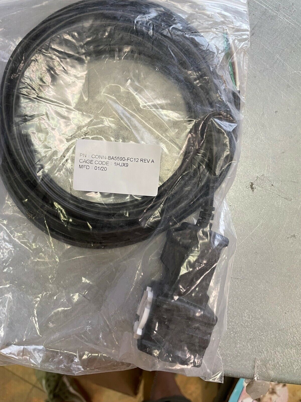 Female Dongle Cable 12 ft. Part Number:CONN-BA5590-FC-12 REV A (NEW)
