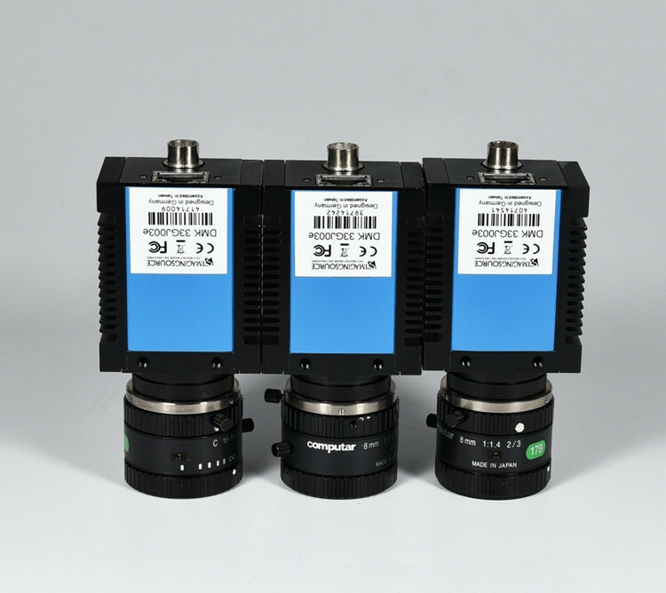 1PC DMK 33GJ003e monochrome industrial camera with M0814-MP2 lens